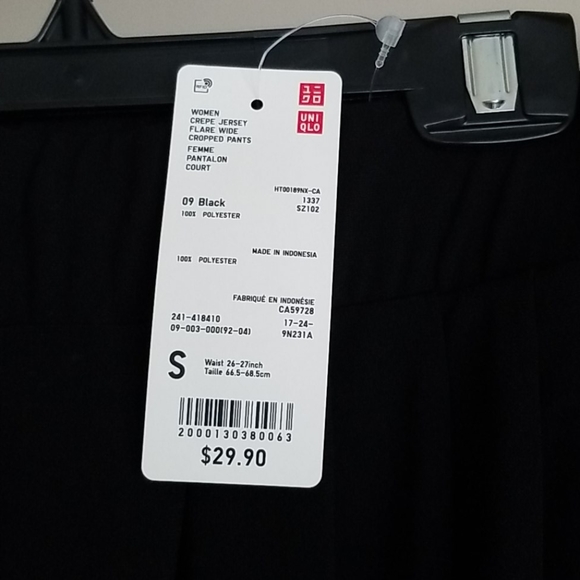 **sold locally** BNWT Wide leg cropped pants - Picture 2 of 3